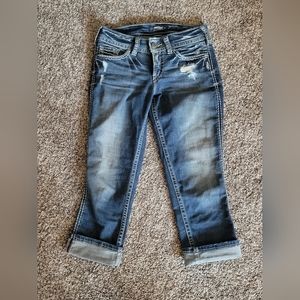 Silver Jeans Suki capri